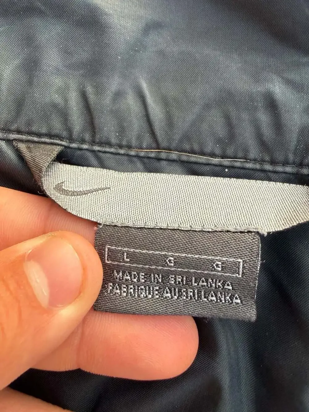 Vintage Nike Mini Swoosh Lined Full Zip Windbreaker Jacket